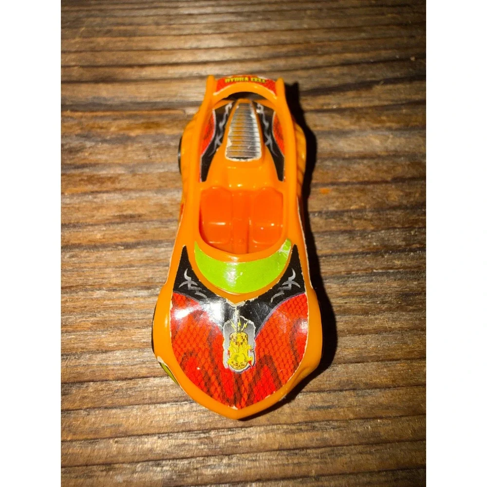 VTG 2000s Speed Racer Toy Car Hydra Cell No 12 Orange Plastic Vehicle